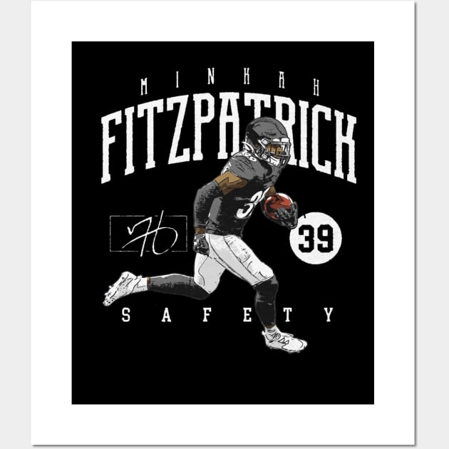 Minkah Fitzpatrick Pittsburgh Game Wall Art by MASTER_SHAOLIN